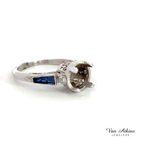 0.06 Carat Estate Diamond Semi-Mount Ring Image 3 Van Atkins Jewelers New Albany, MS