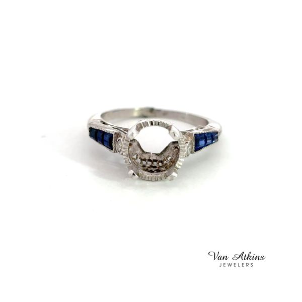 0.06 Carat Estate Diamond Semi-Mount Ring Van Atkins Jewelers New Albany, MS