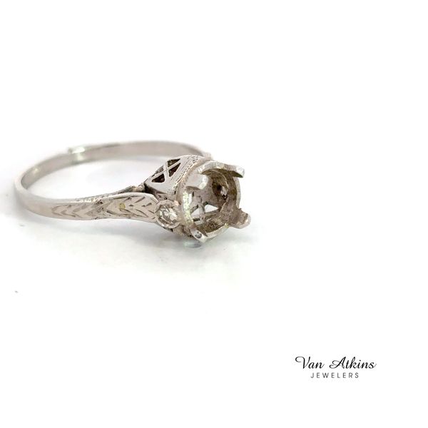 Estate Diamond Semi-Mount Ring Image 2 Van Atkins Jewelers New Albany, MS