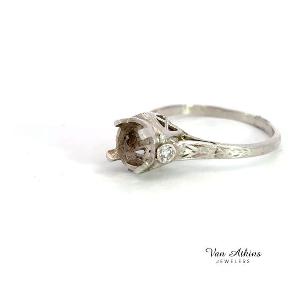Estate Diamond Semi-Mount Ring Image 3 Van Atkins Jewelers New Albany, MS