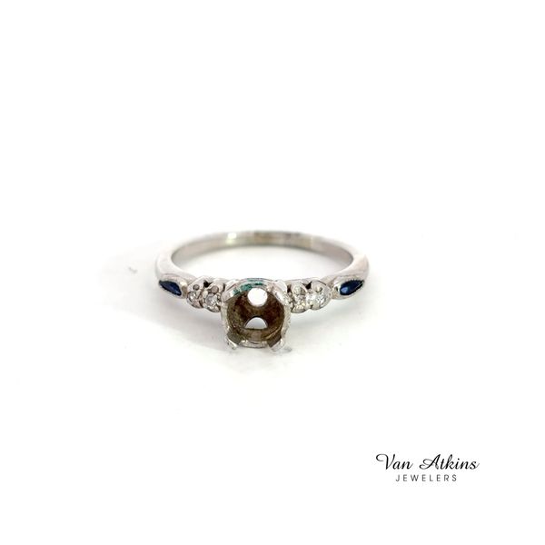 Estate Diamond Semi-Mount Ring Van Atkins Jewelers New Albany, MS