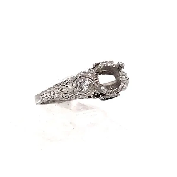 Estate Diamond Semi Mount Image 2 Van Atkins Jewelers New Albany, MS