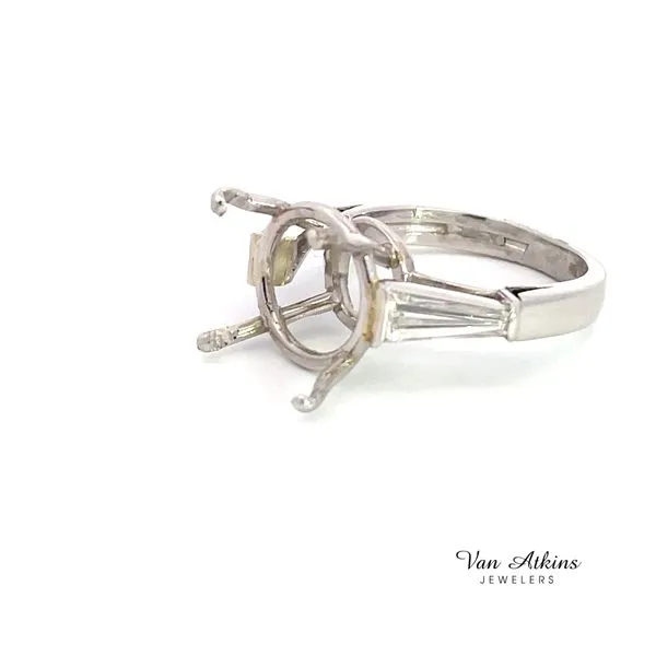 1.08 Carat Estate Diamond Semi-Mount Ring Image 2 Van Atkins Jewelers New Albany, MS