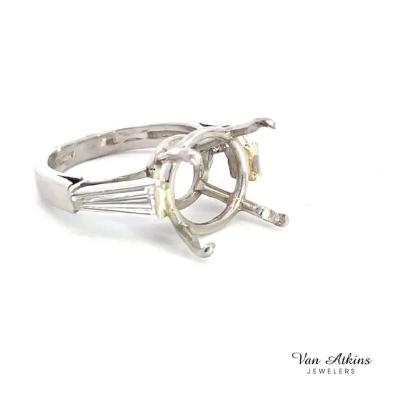 1.08 Carat Estate Diamond Semi-Mount Ring Image 3 Van Atkins Jewelers New Albany, MS