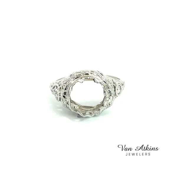 0.08 Carat Estate Diamond Semi-Mount Rings Van Atkins Jewelers New Albany, MS