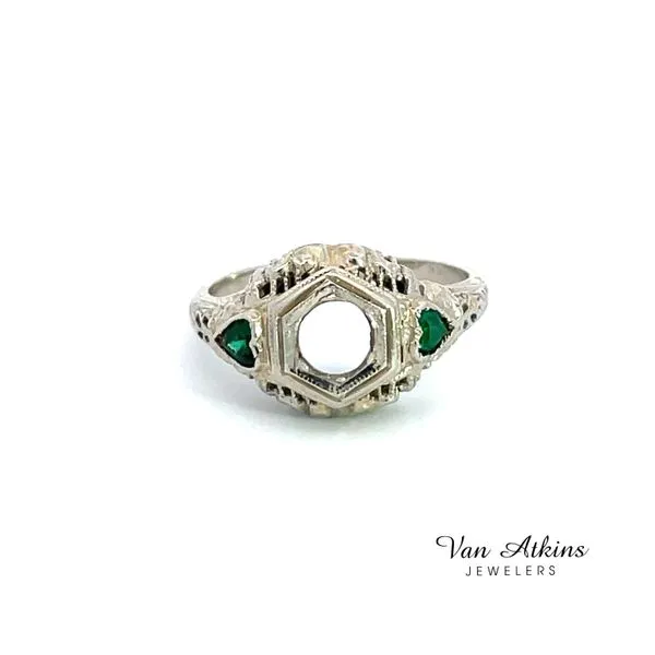 0.10 Carat Estate Diamond Semi-Mount Rings Van Atkins Jewelers New Albany, MS