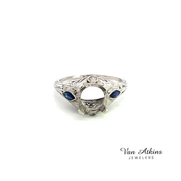 0.04 Carat Estate Diamond Semi-Mount Rings Van Atkins Jewelers New Albany, MS