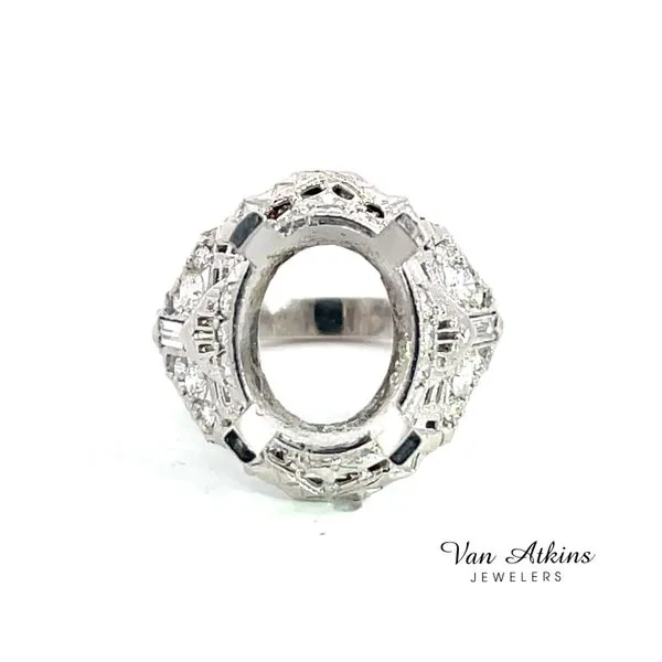 0.8 Carat Estate Diamond Semi-Mount Rings Van Atkins Jewelers New Albany, MS