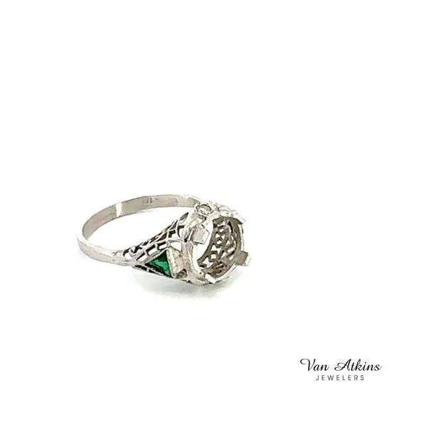 0.02 Carat Estate Diamond Semi-Mount Ring Image 2 Van Atkins Jewelers New Albany, MS