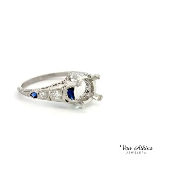 1.01 Carat Estate Diamond Semi-Mount Ring Image 3 Van Atkins Jewelers New Albany, MS