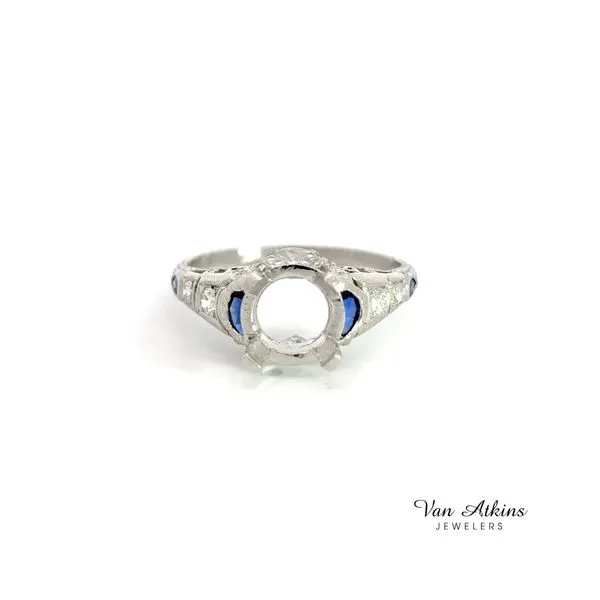 1.01 Carat Estate Diamond Semi-Mount Ring Image 4 Van Atkins Jewelers New Albany, MS