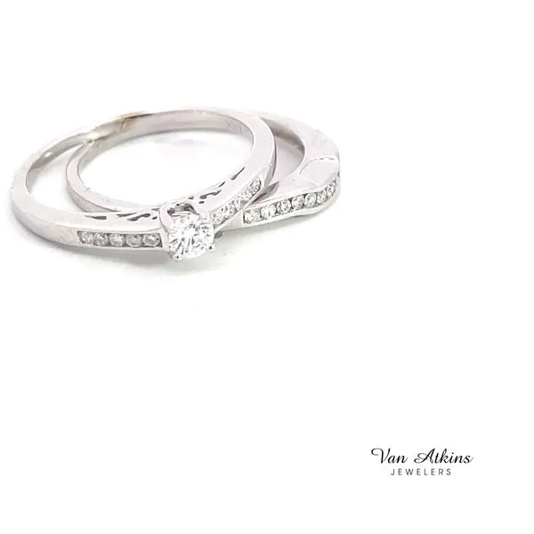0.35 Carat Diamond Wedding Set Image 2 Van Atkins Jewelers New Albany, MS