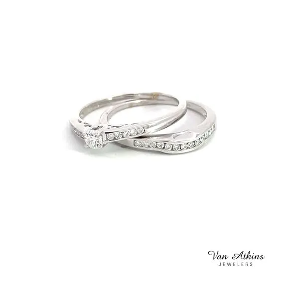 0.35 Carat Diamond Wedding Set Image 3 Van Atkins Jewelers New Albany, MS