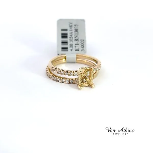 0.84 Carat DiamondSemi-Mount Wedding Set Image 2 Van Atkins Jewelers New Albany, MS