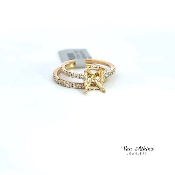 0.84 Carat DiamondSemi-Mount Wedding Set Van Atkins Jewelers New Albany, MS