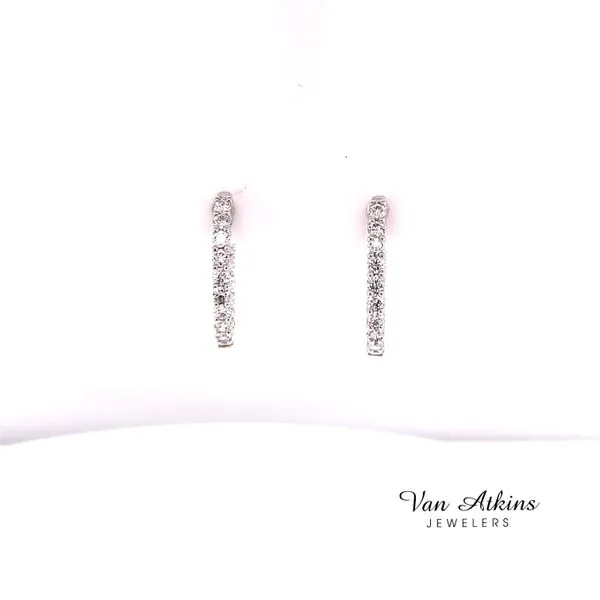 0.97 Carat Diamond Earrings Van Atkins Jewelers New Albany, MS