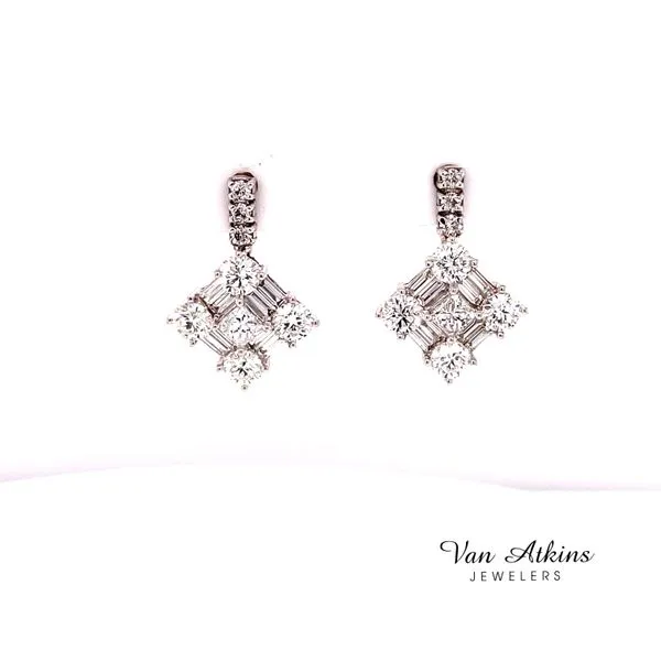 Diamond Earrings Van Atkins Jewelers New Albany, MS