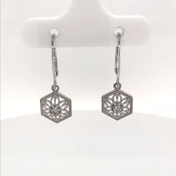 0.10 Carat Diamond Earrings Image 2 Van Atkins Jewelers New Albany, MS