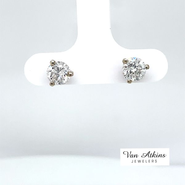 1.43 Carat Diamond Earrings Van Atkins Jewelers New Albany, MS