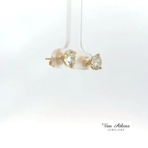 2.22 Carat Lab Grown Diamond Earrings Image 3 Van Atkins Jewelers New Albany, MS