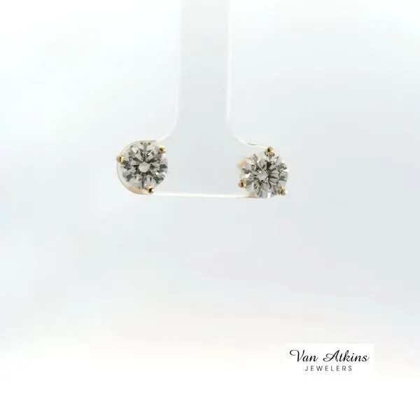 2.22 Carat Lab Grown Diamond Earrings Image 4 Van Atkins Jewelers New Albany, MS