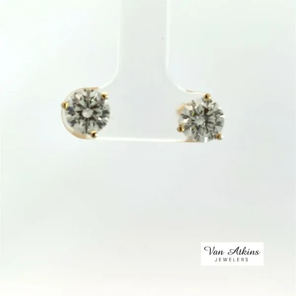 2.22 Carat Lab Grown Diamond Earrings Van Atkins Jewelers New Albany, MS