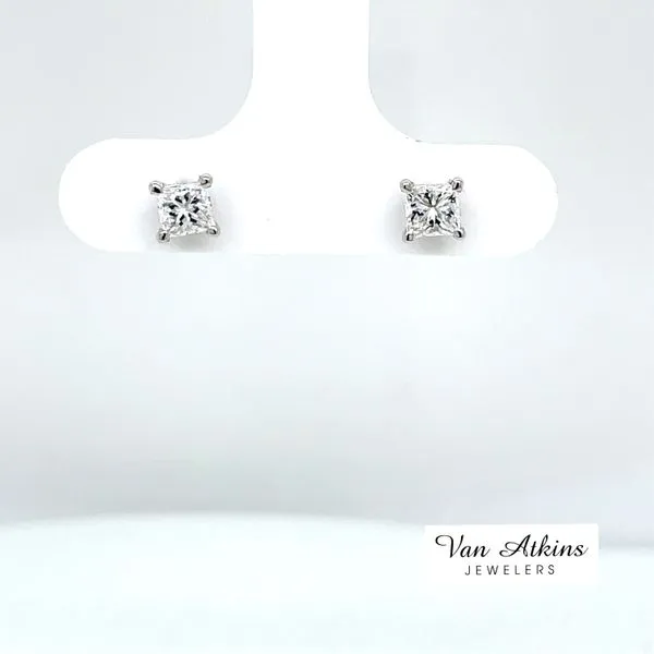 0.50 Carat Diamond Earrings Van Atkins Jewelers New Albany, MS