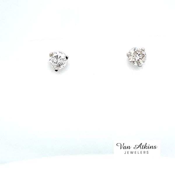 0.44 Carat Diamond Earrings Van Atkins Jewelers New Albany, MS