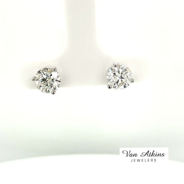1.01 Carat Diamond Earrings Image 2 Van Atkins Jewelers New Albany, MS