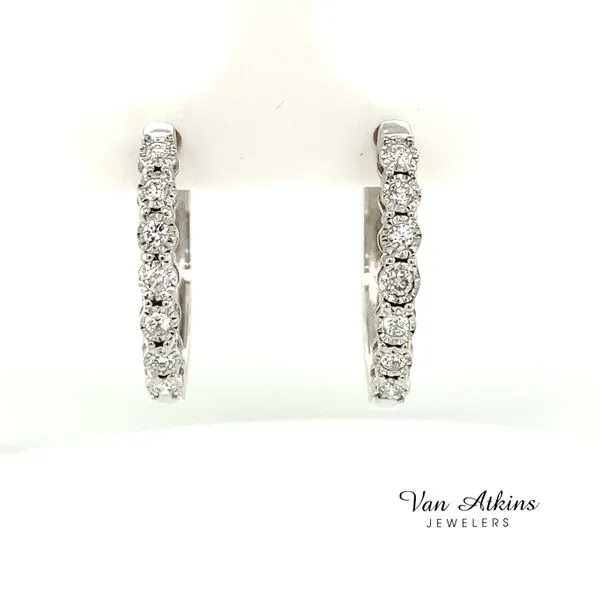 0.38 Carat Diamond Earrings Van Atkins Jewelers New Albany, MS