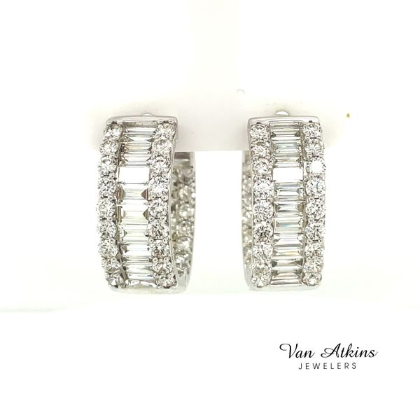 3.31 Carat Diamond Earrings Van Atkins Jewelers New Albany, MS