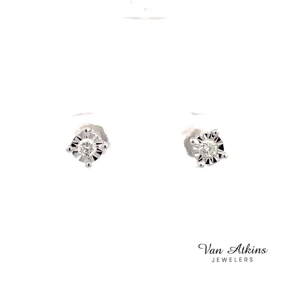 0.16 Carat Diamond Earrings Van Atkins Jewelers New Albany, MS