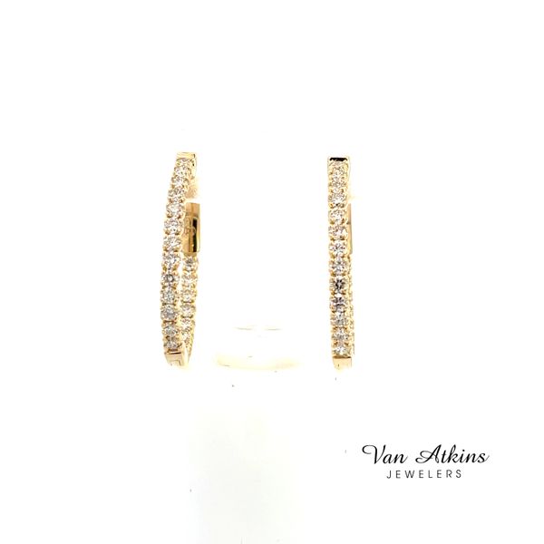 1.02 Carat Diamond Earrings Van Atkins Jewelers New Albany, MS