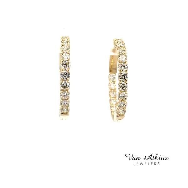 2.90 Carat Diamond Earrings Van Atkins Jewelers New Albany, MS