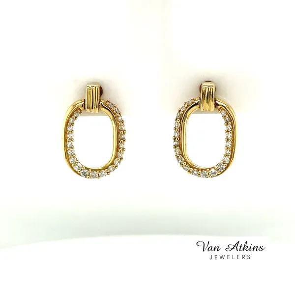 0.31 Carat Diamond Earrings Image 2 Van Atkins Jewelers New Albany, MS