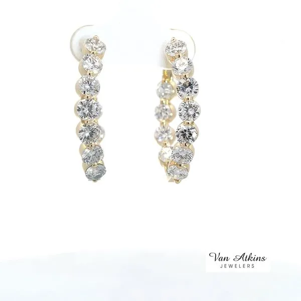 5.65 Carat Diamond Earrings Van Atkins Jewelers New Albany, MS