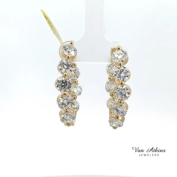 Cooperhoop Lab Grown Earrings Van Atkins Jewelers New Albany, MS