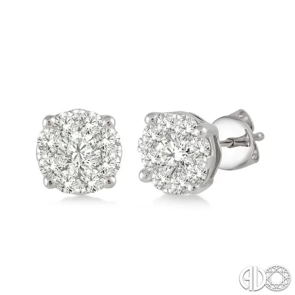 0.50 Carat Diamond Earrings Van Atkins Jewelers New Albany, MS