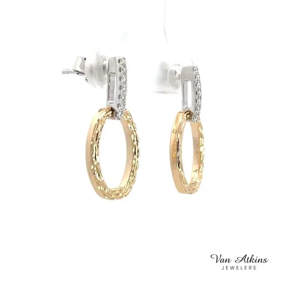 0.10 Carat Diamond Earrings Image 2 Van Atkins Jewelers New Albany, MS