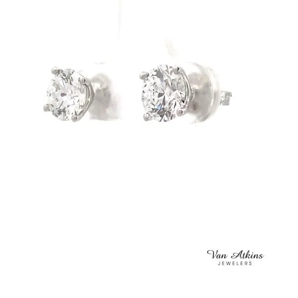 2.50 Carat Lab Grown Diamond Earrings Image 2 Van Atkins Jewelers New Albany, MS