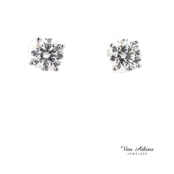 2.50 Carat Lab Grown Diamond Earrings Van Atkins Jewelers New Albany, MS