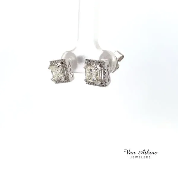 1.65 Carat Diamond Earrings Image 3 Van Atkins Jewelers New Albany, MS