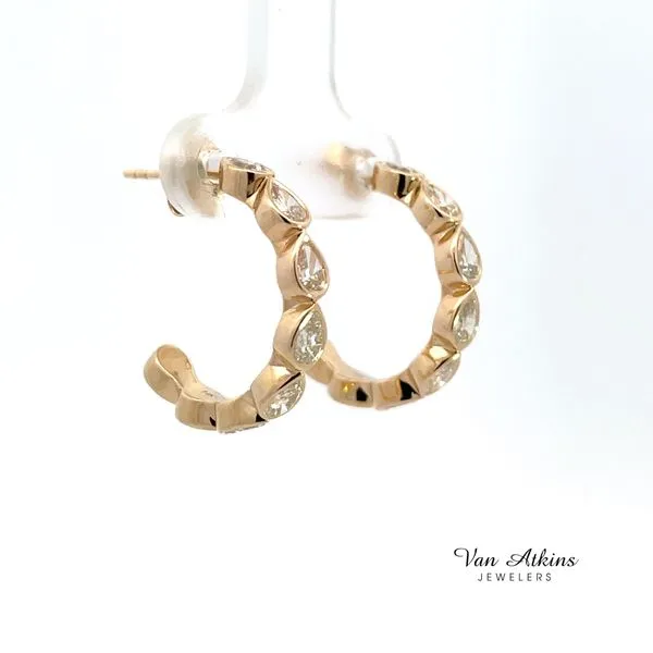 1.65 Carat Diamond Earrings Image 2 Van Atkins Jewelers New Albany, MS