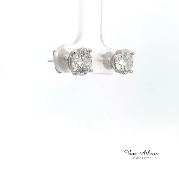 3 Carat Lab Grown Diamond Earrings Image 3 Van Atkins Jewelers New Albany, MS