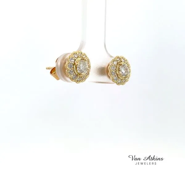 0.73 Carat Diamond Earrings Image 2 Van Atkins Jewelers New Albany, MS