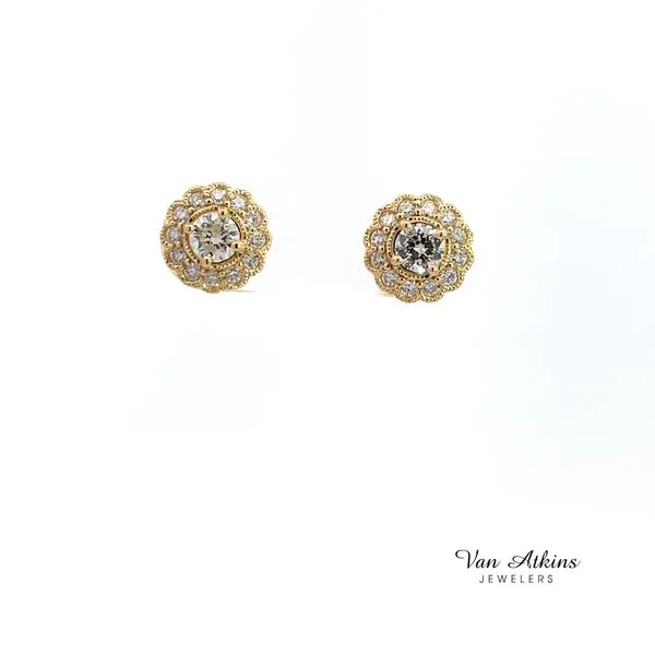 0.73 Carat Diamond Earrings Image 3 Van Atkins Jewelers New Albany, MS