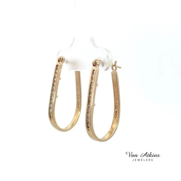 0.12 Carat Diamond Earrings Image 2 Van Atkins Jewelers New Albany, MS