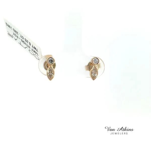 0.24 Carat Diamond Earrings Image 4 Van Atkins Jewelers New Albany, MS