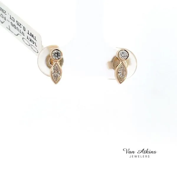 0.24 Carat Diamond Earrings Van Atkins Jewelers New Albany, MS