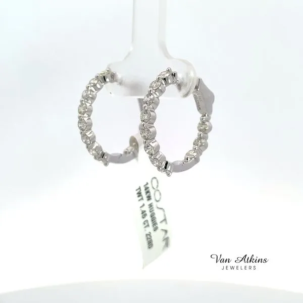 1.50 Carat Diamond Earrings Image 2 Van Atkins Jewelers New Albany, MS